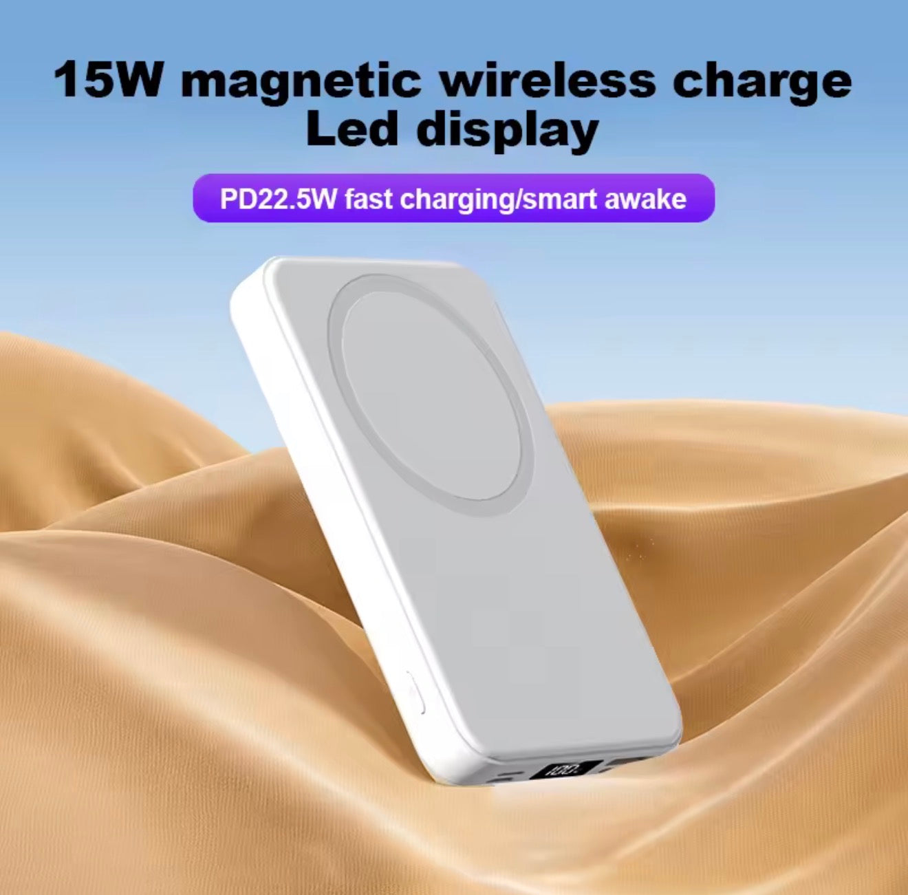 Power Bank Magnetico Wireless 10000mAh